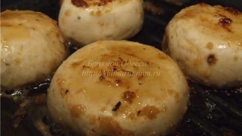 креветки в шляпе со сливочным сыром