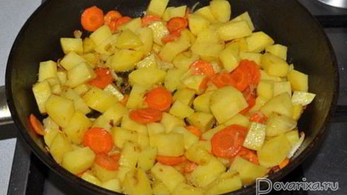 куриное рагу с овощами