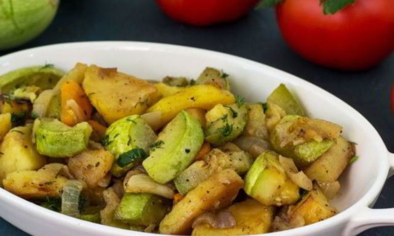 Рецепт овощного рагу из кабачков и картофеля