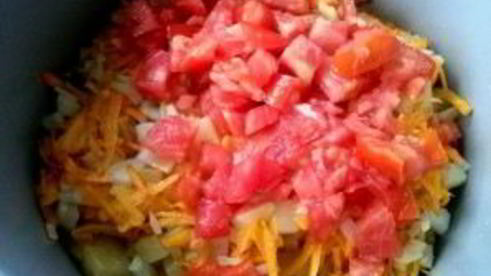 овощное рагу с баклажанами и кабачками