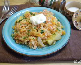 Овощное рагу с капустой