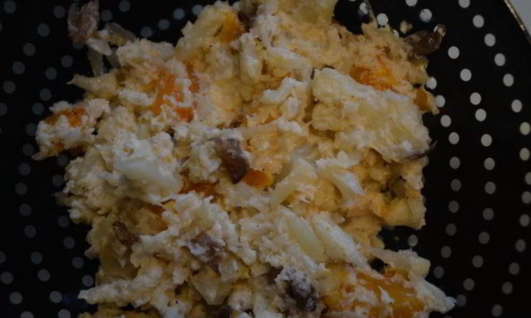 Рецепт овощного рагу с кокосовым молоком и грибами