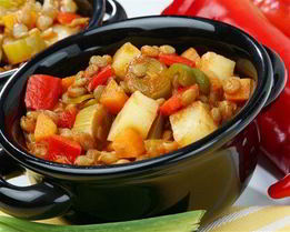 Овощное рагу с курицей