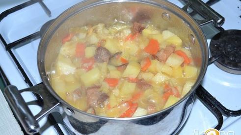 овощное рагу с мясом