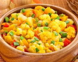 Овощное рагу с цветной капустой