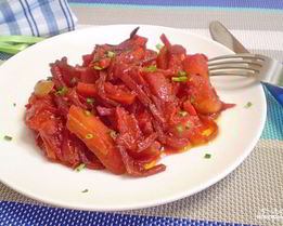 Овощное рагу со свеклой