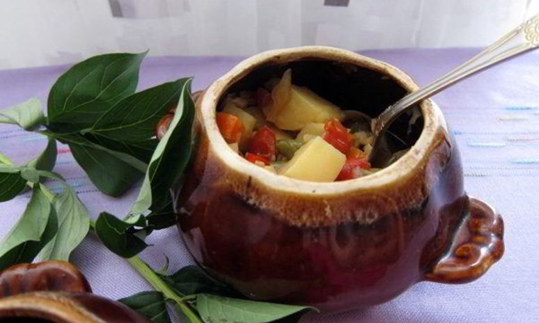 Рецепт овощного рагу в горшочках