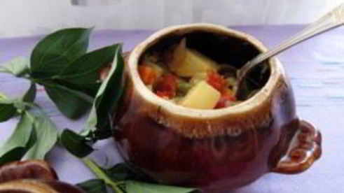 овощное рагу в горшочках