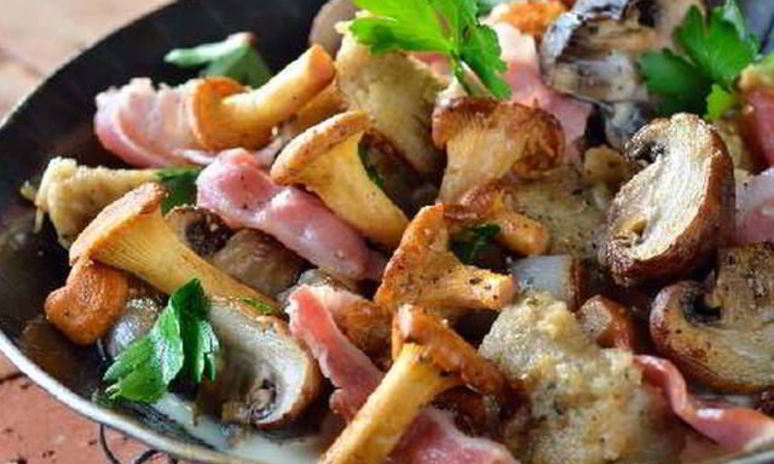 Рецепт пикантного грибного рагу