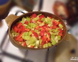 Рагу из баклажанов и кабачков