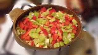 Рагу из баклажанов и кабачков