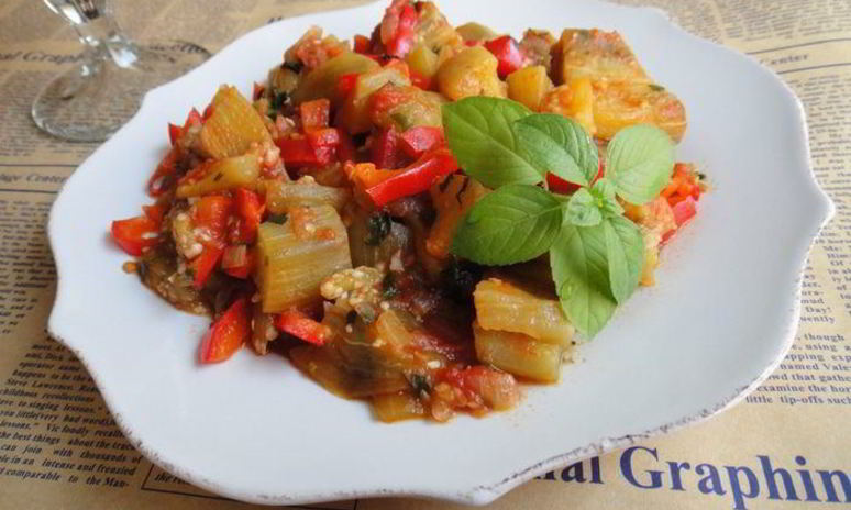 Рецепт рагу из баклажанов