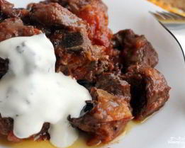 Рагу из баранины в мультиварке