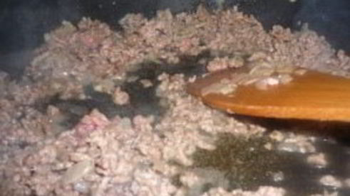 рагу из фарша с кабачками