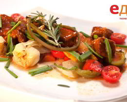 Рагу из говядины с овощами