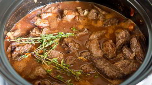 рагу из говядины в пиве