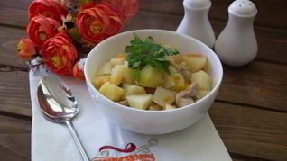 Рагу из курицы с картошкой