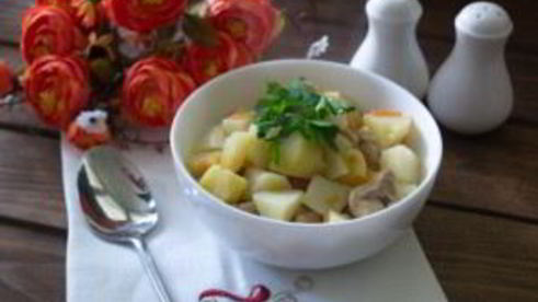 рагу из курицы с картошкой