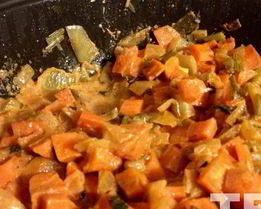 Рагу из моркови и сельдерея