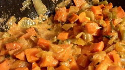 рагу из моркови и сельдерея