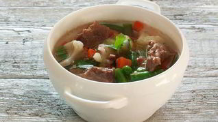 Рагу из мяса баранины с цветной капустой