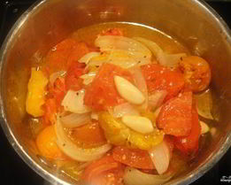 Рагу из помидоров