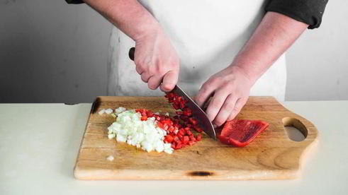 рагу из трески и морепродуктов