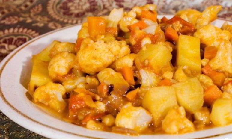 Рецепт рагу из цветной капусты и кабачков