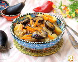 Рагу с баклажанами