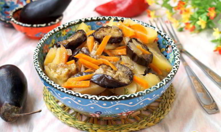 Рецепт рагу с баклажанами