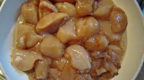 рагу с морскими гребешками и пастой фарфалле венецианский карнавал