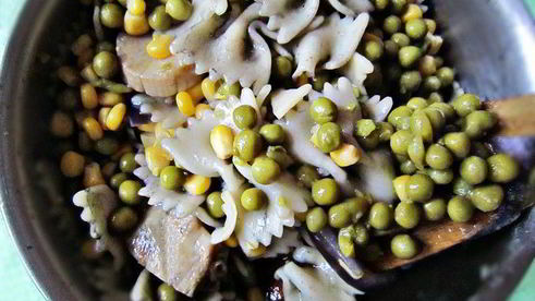 рагу с морскими гребешками и пастой фарфалле венецианский карнавал