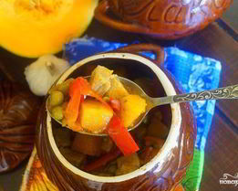 Рагу со свининой в духовке