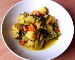 Сабджи — индийское овощное рагу