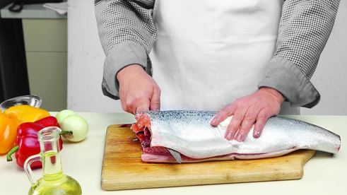 запеченное рагу из рыбы с перцем