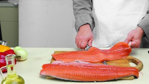 запеченное рагу из рыбы с перцем