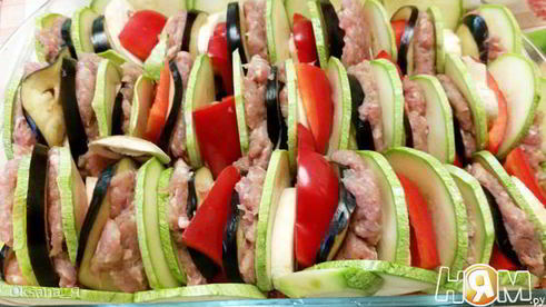 рататуй с мясом