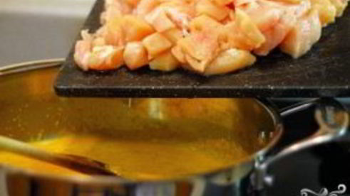 рисовая лапша с курицей по-азиатски