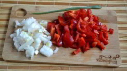 рисовая лапша с курицей