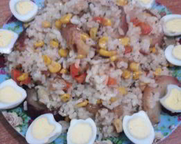 Фруктово-овощное ризотто