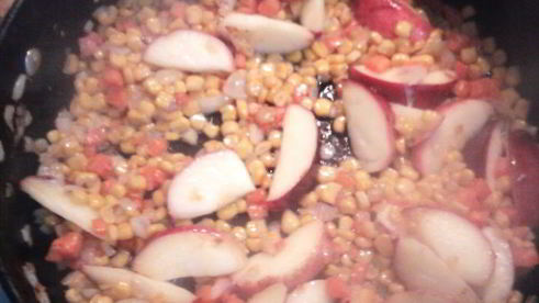 фруктово-овощное ризотто