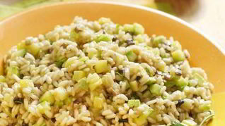 Легкое весеннее ризотто с кабачком