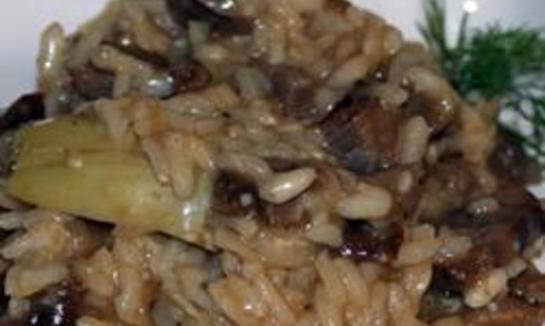 Рецепт ризотто с бараниной и артишоками