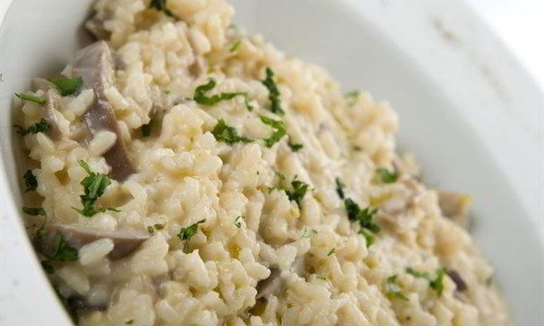 Рецепт ризотто с белыми грибами и петрушкой