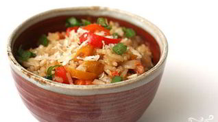 Ризотто с болгарским перцем