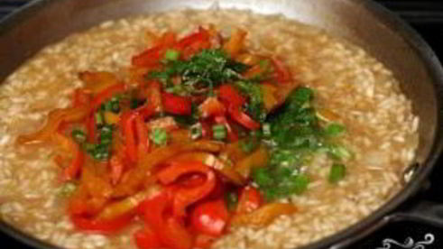 ризотто с болгарским перцем