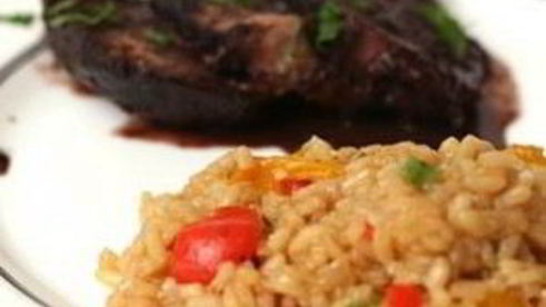 ризотто с болгарским перцем