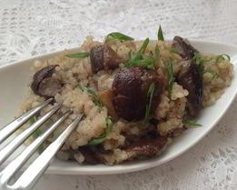 Ризотто с грибами в мультиварке