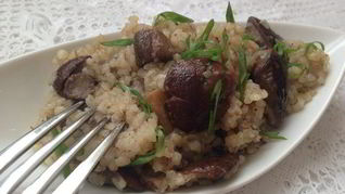 Ризотто с грибами в мультиварке