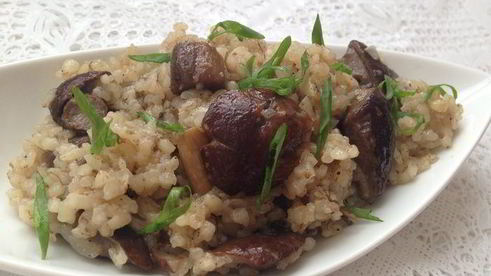 ризотто с грибами в мультиварке